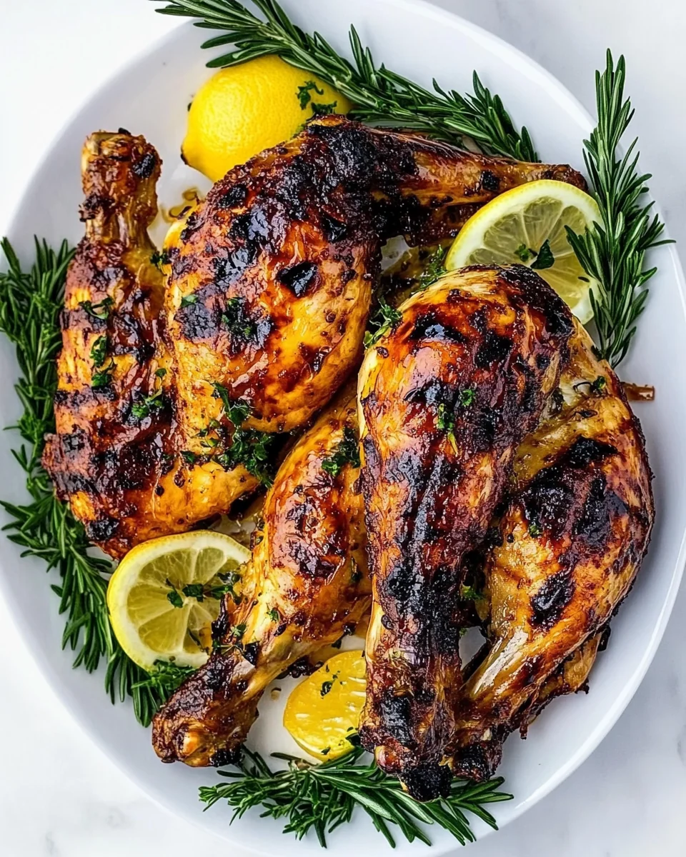 Grilled Garlic Lemon Poussin With Fresh Flavorful Herbs - additional image