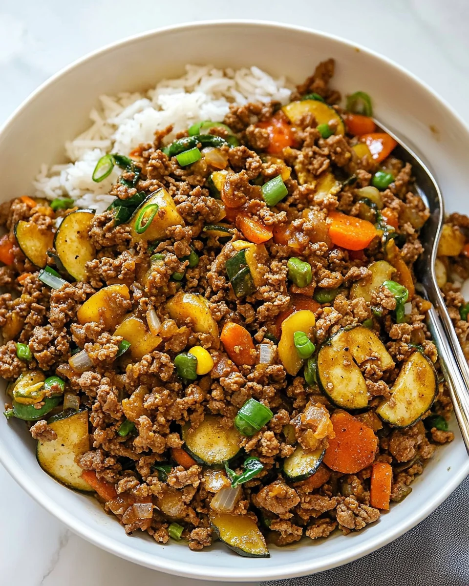 Simple Ground Beef Stir Fry Recipe - additional image
