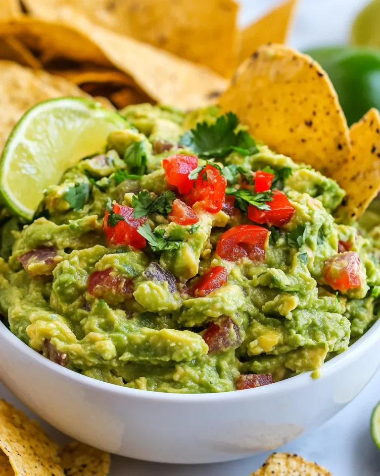 Simple Homemade Guacamole Recipe