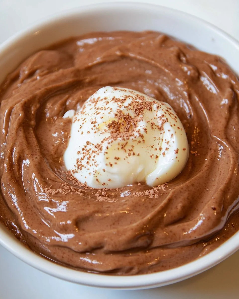 Creamy Chocolate Pudding With Hard Boiled Eggs - additional image