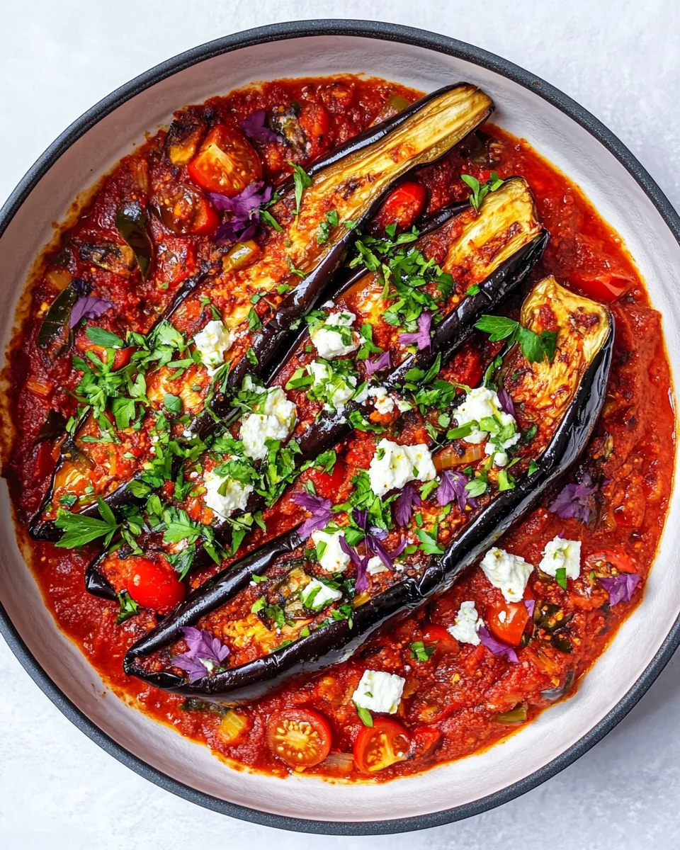 Simple Harissa Aubergine with Fresh Tomato and Feta - additional image