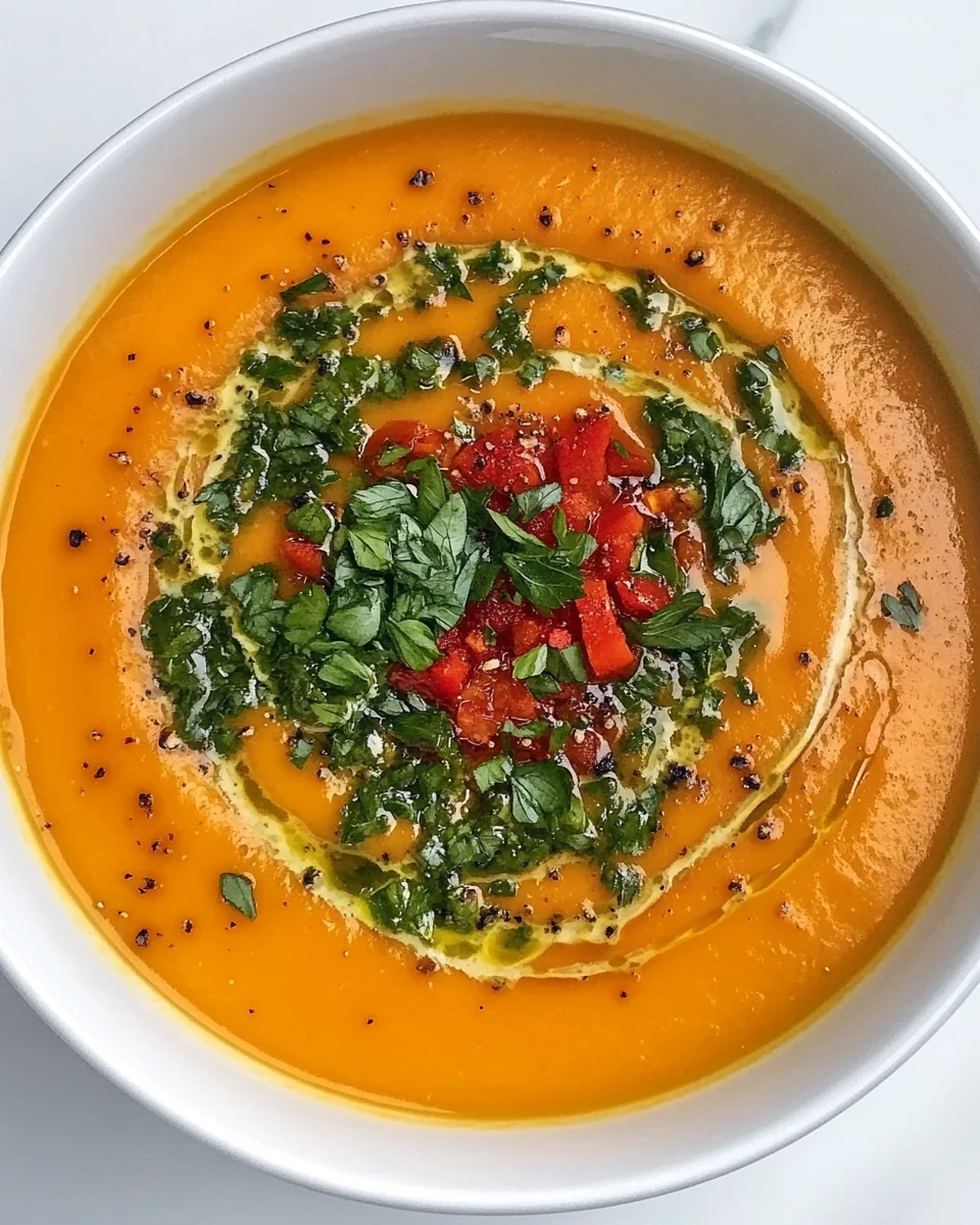 Creamy Harissa Butternut Squash Soup Recipe - additional image