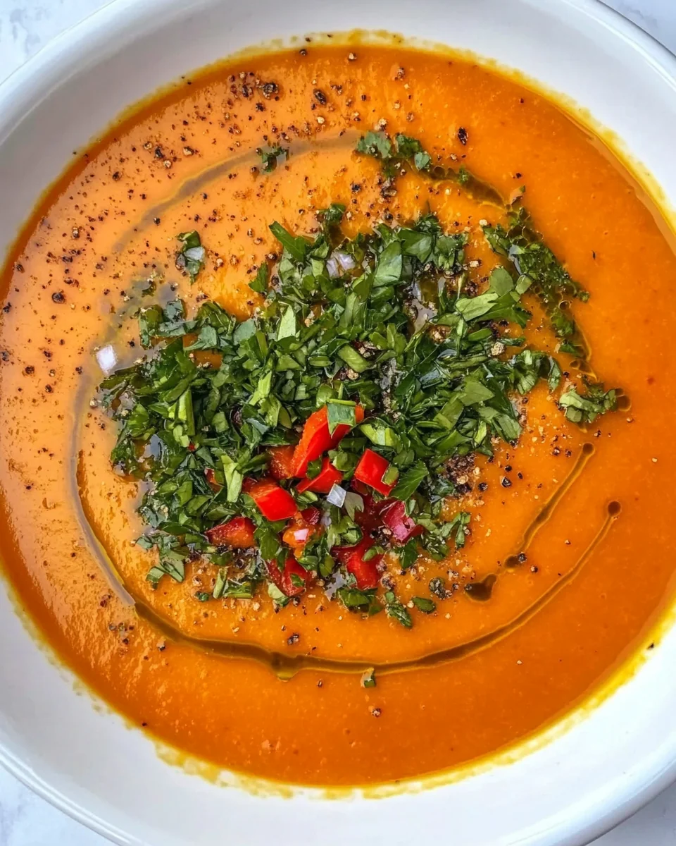 Creamy Harissa Butternut Squash Soup Recipe - additional image