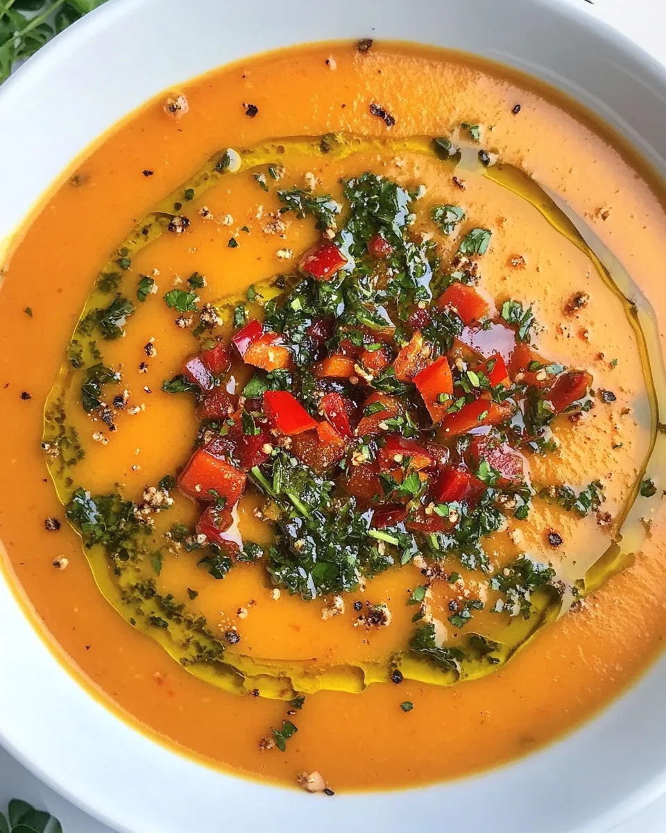 Creamy Harissa Butternut Squash Soup Recipe - additional image