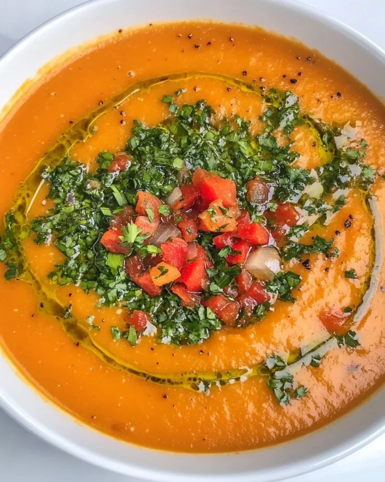 Creamy Harissa Butternut Squash Soup Recipe