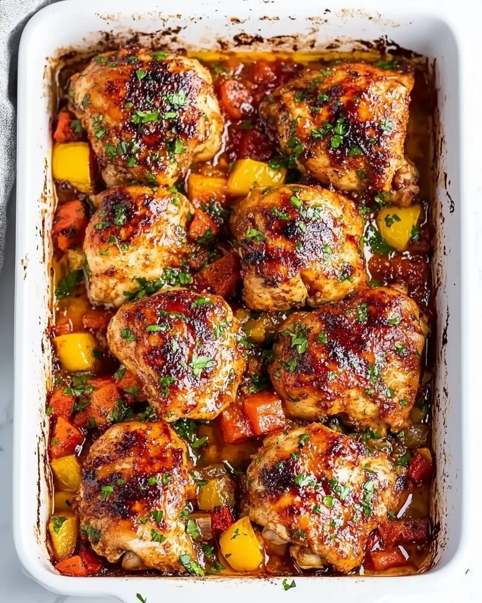 Simple Harissa Chicken Sheet Pan Dinner - additional image