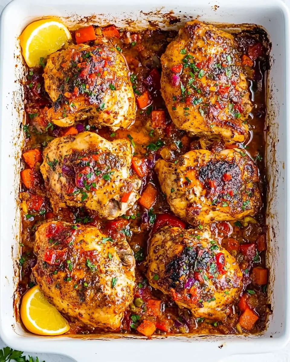 Simple Harissa Chicken Sheet Pan Dinner - additional image