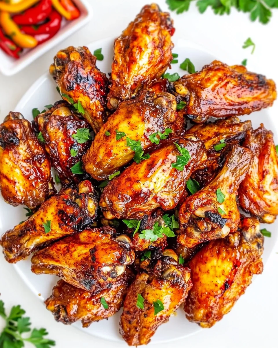 Savory Harissa Honey Chicken Wings - additional image