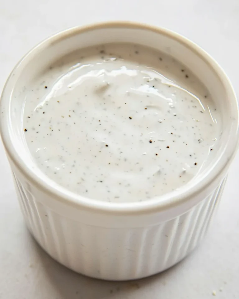 Creamy Homemade Ranch Dressing