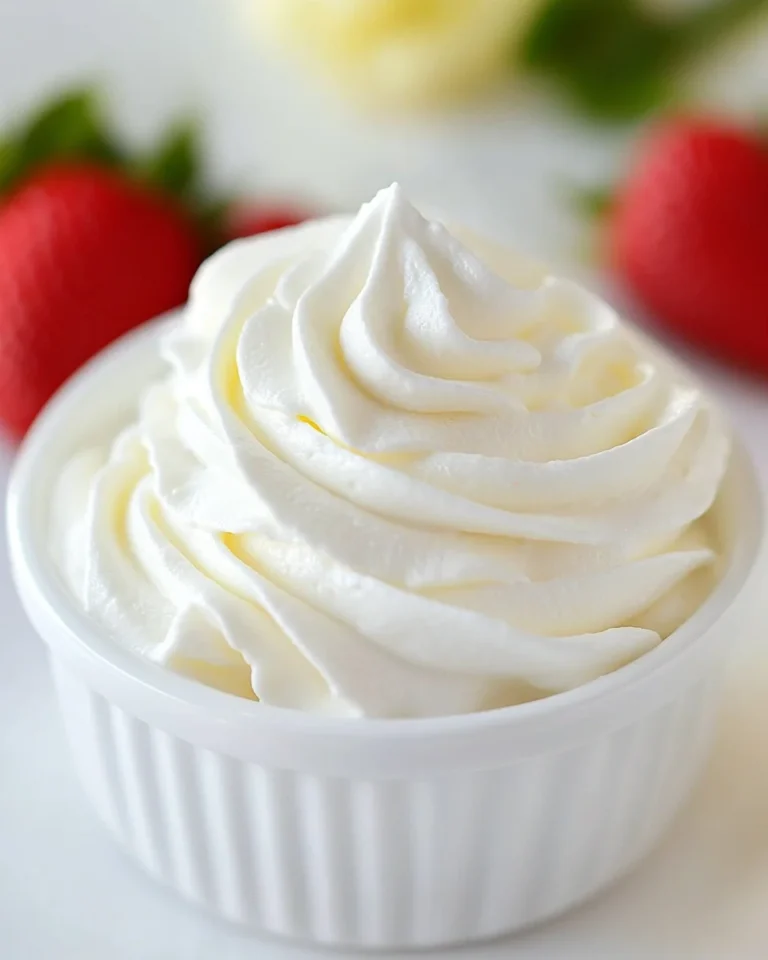 Delicious Homemade Whipped Cream