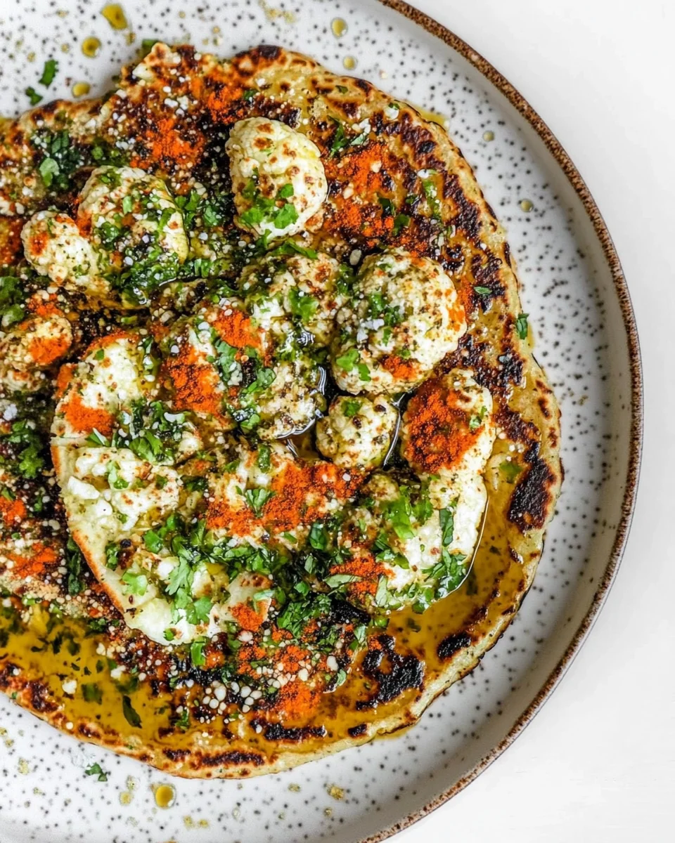 Delicious Honey Harissa Cauliflower Parathas - additional image