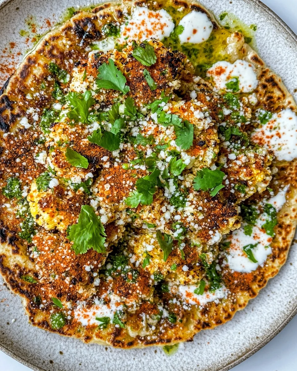 Delicious Honey Harissa Cauliflower Parathas - additional image