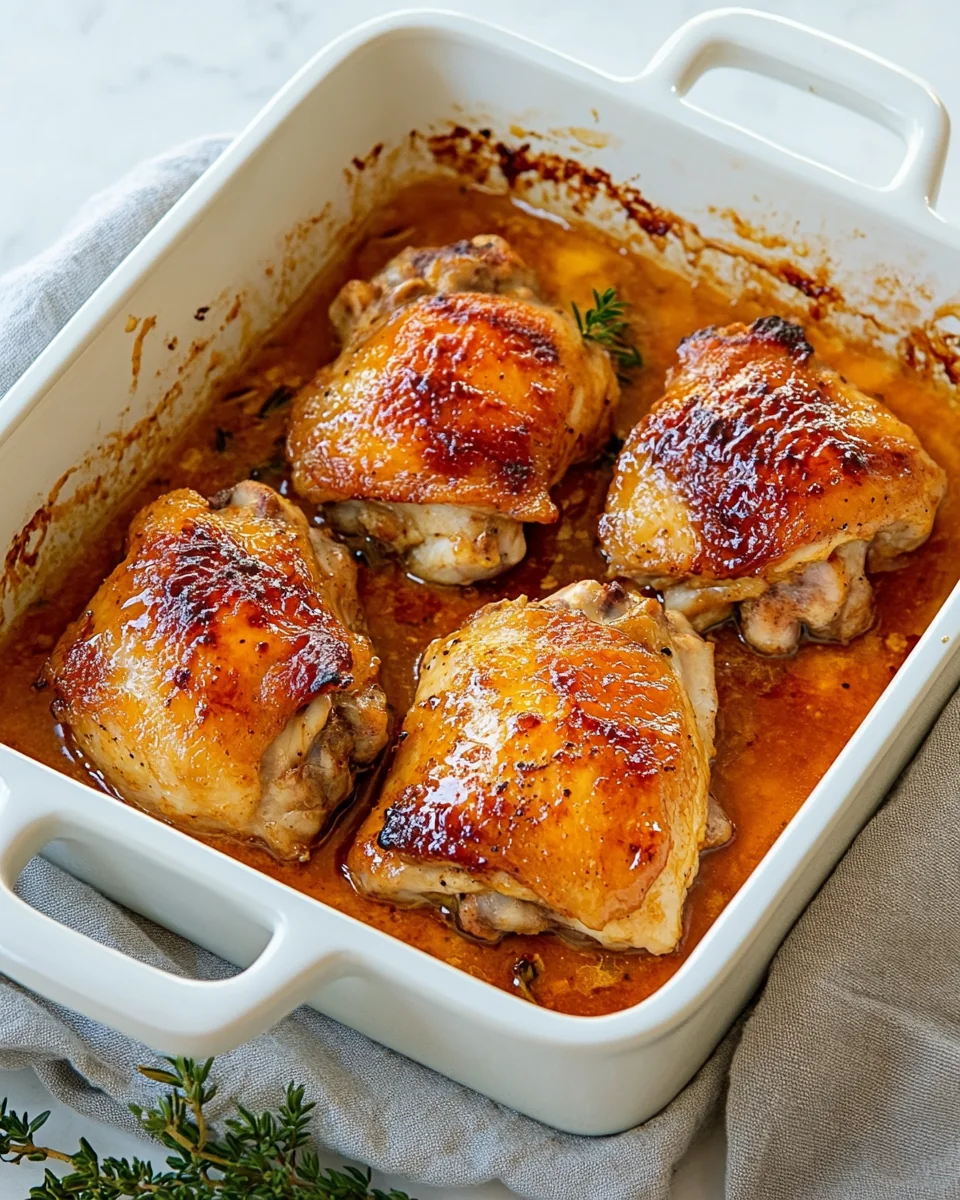 Simple Honey Mustard Chicken Thighs Recipe - additional image
