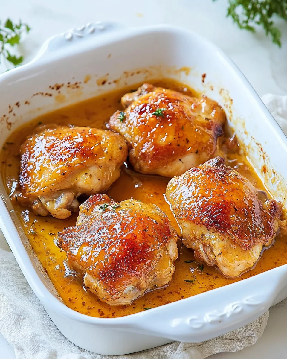 Simple Honey Mustard Chicken Thighs Recipe - additional image