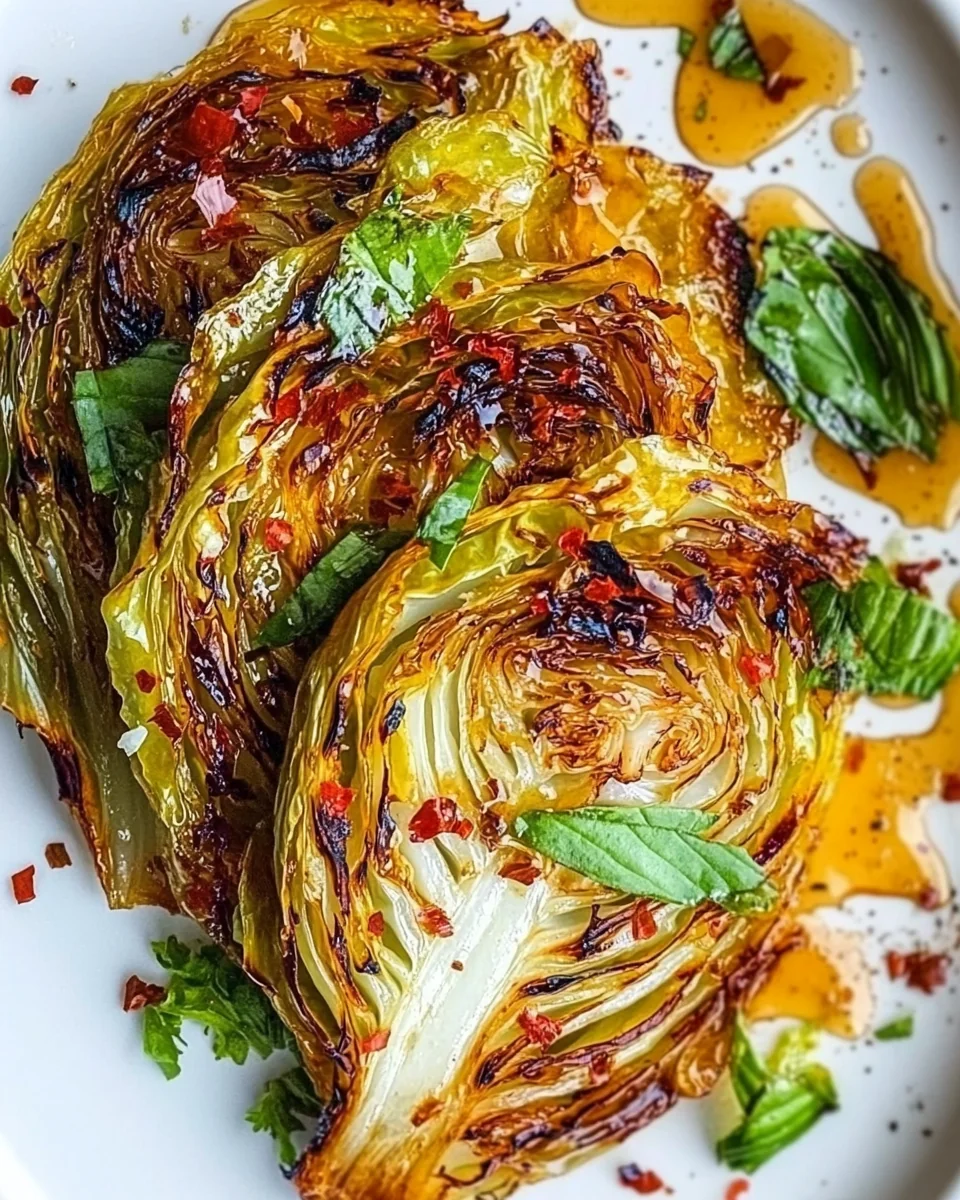 Savory Hot Honey Charred Cabbage Recipe - additional image