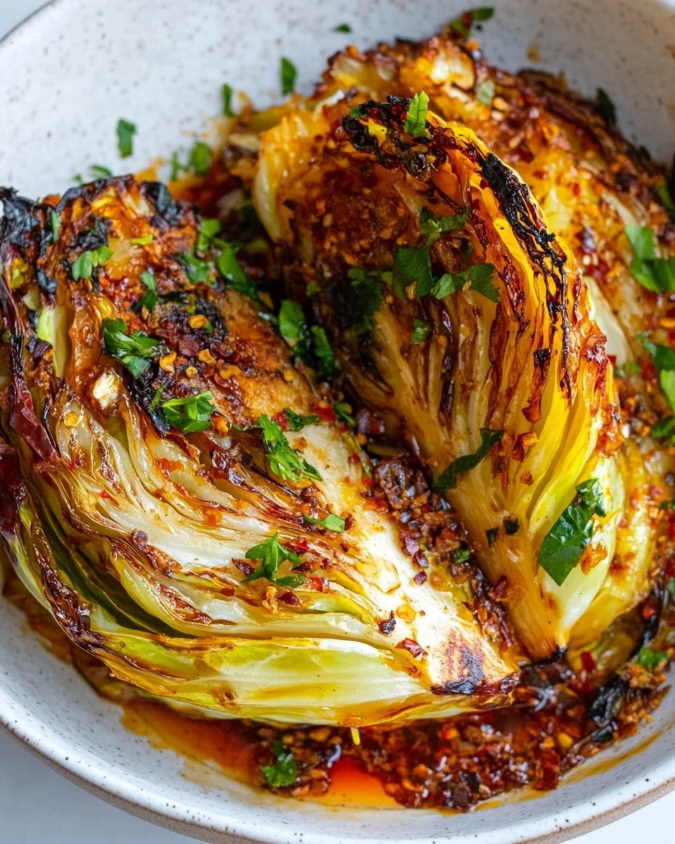 Savory Hot Honey Charred Cabbage Recipe - additional image