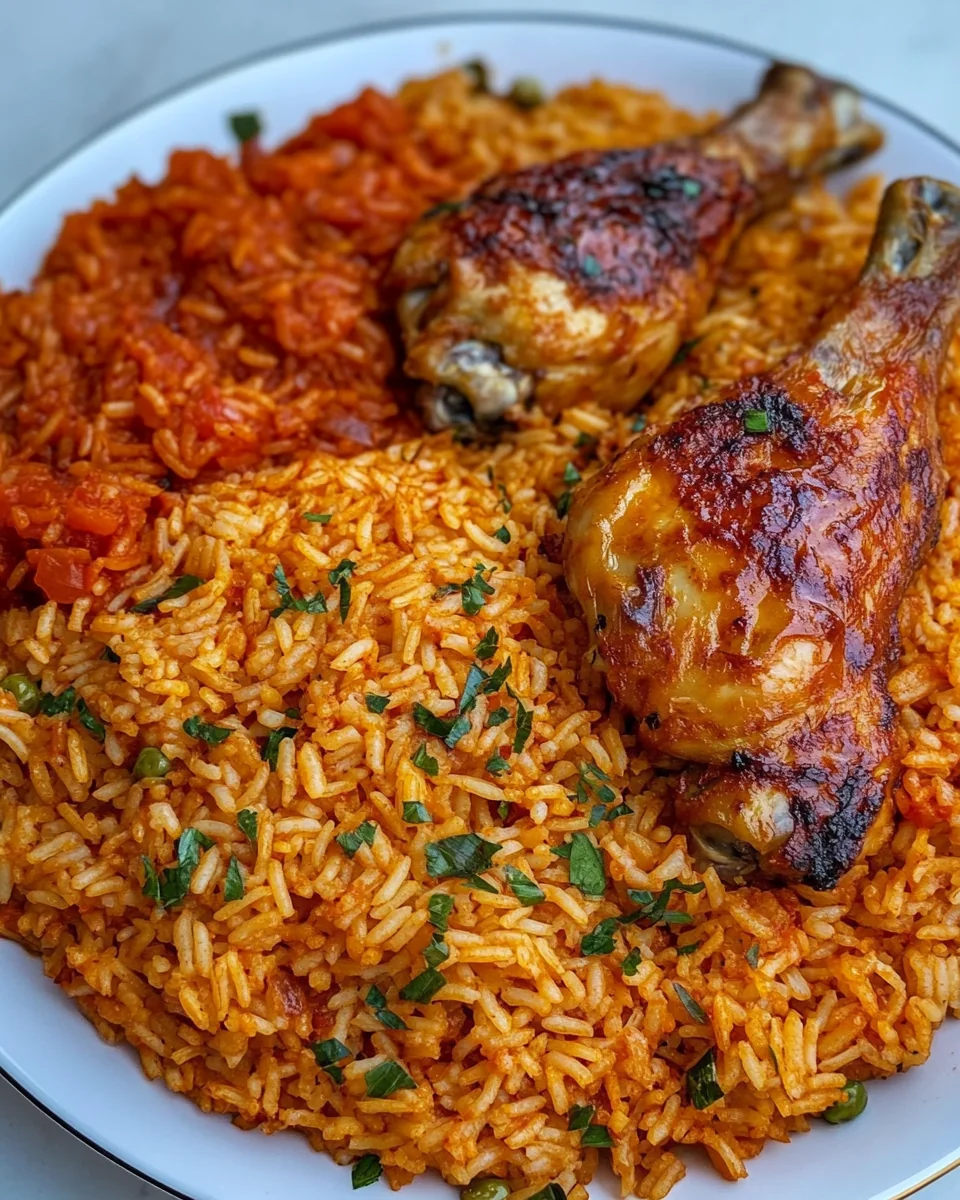 Homemade Jollof Rice and Chicken: A Flavorful Classic - additional image