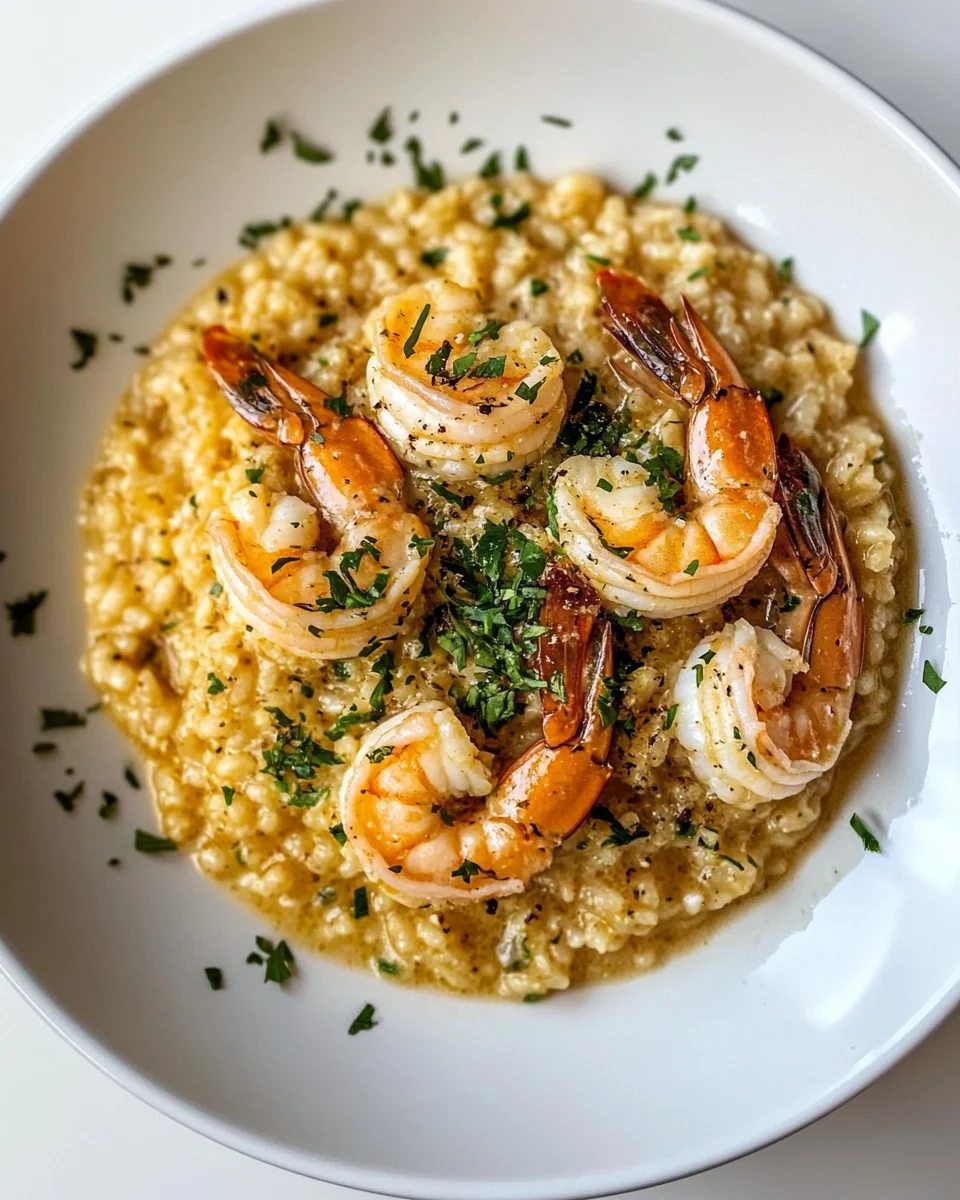 Simple Creamy King Prawn Risotto - additional image
