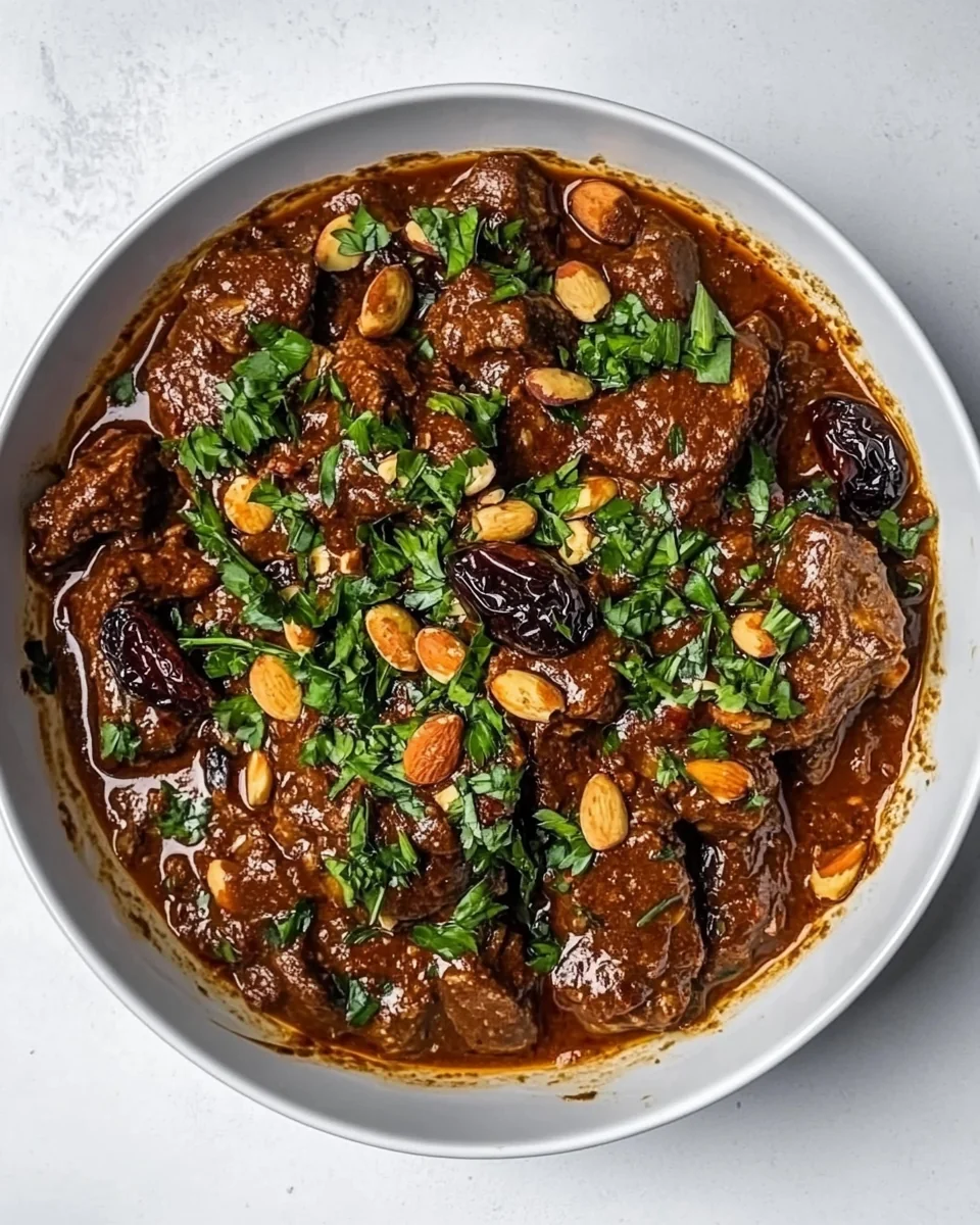 Delicious Lamb Tagine with Almonds and Prunes - additional image