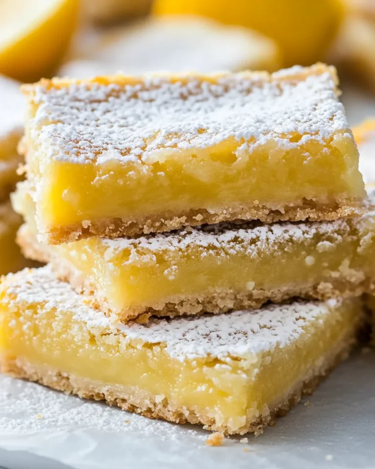 Perfect Homemade Lemon Bars Recipe