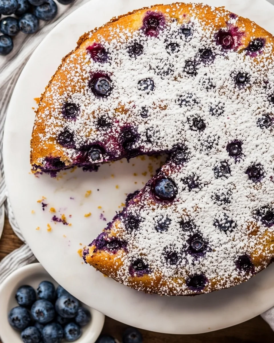 Homemade Lemon Blueberry Cake Recipe - additional image
