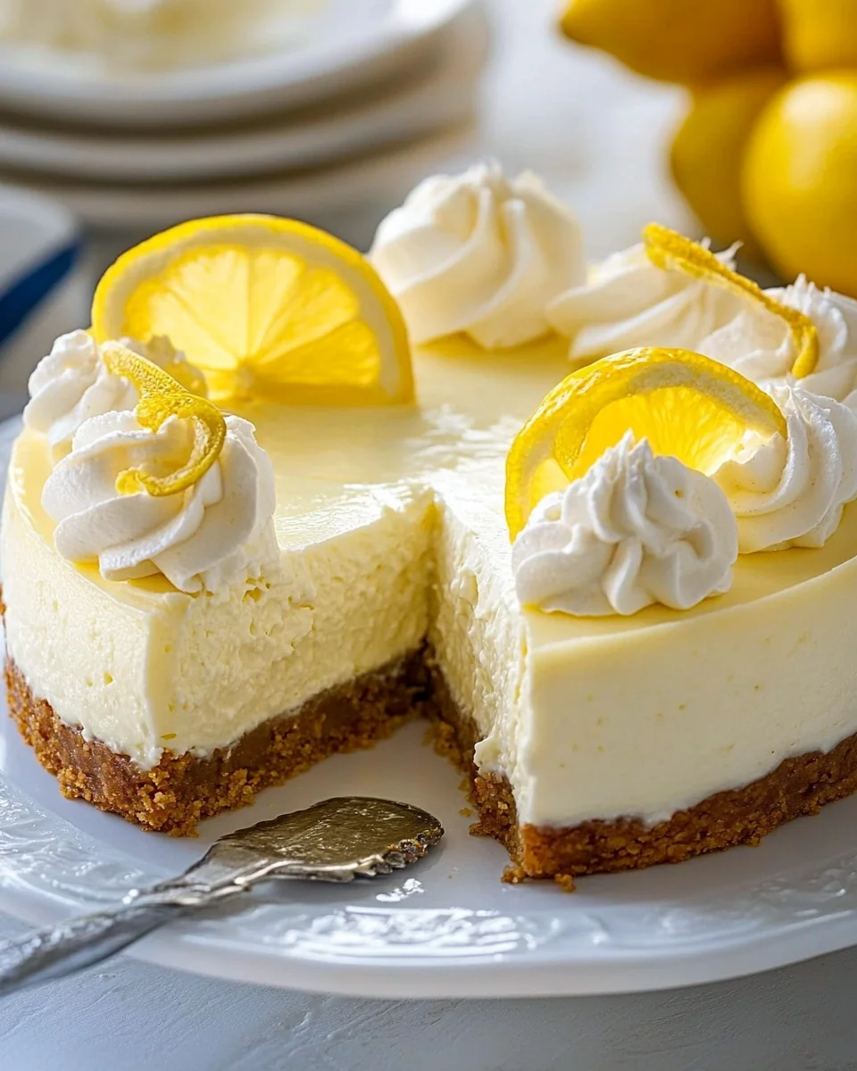 Simple Homemade Lemon Cheesecake Recipe - additional image
