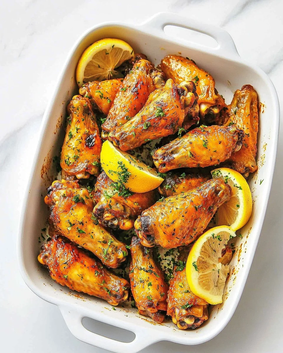 Simple Lemon Pepper Wings Recipe
