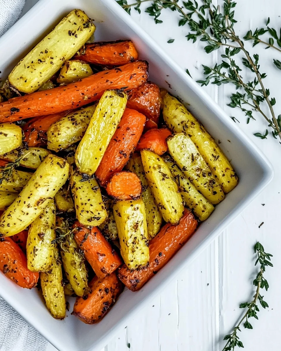 Savory Maple Roasted Carrots and Parsnips - additional image