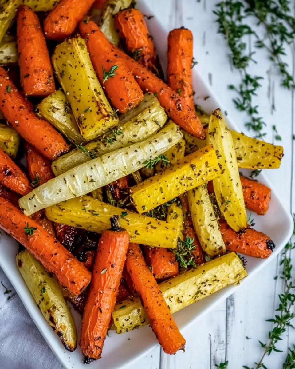 Savory Maple Roasted Carrots and Parsnips - additional image