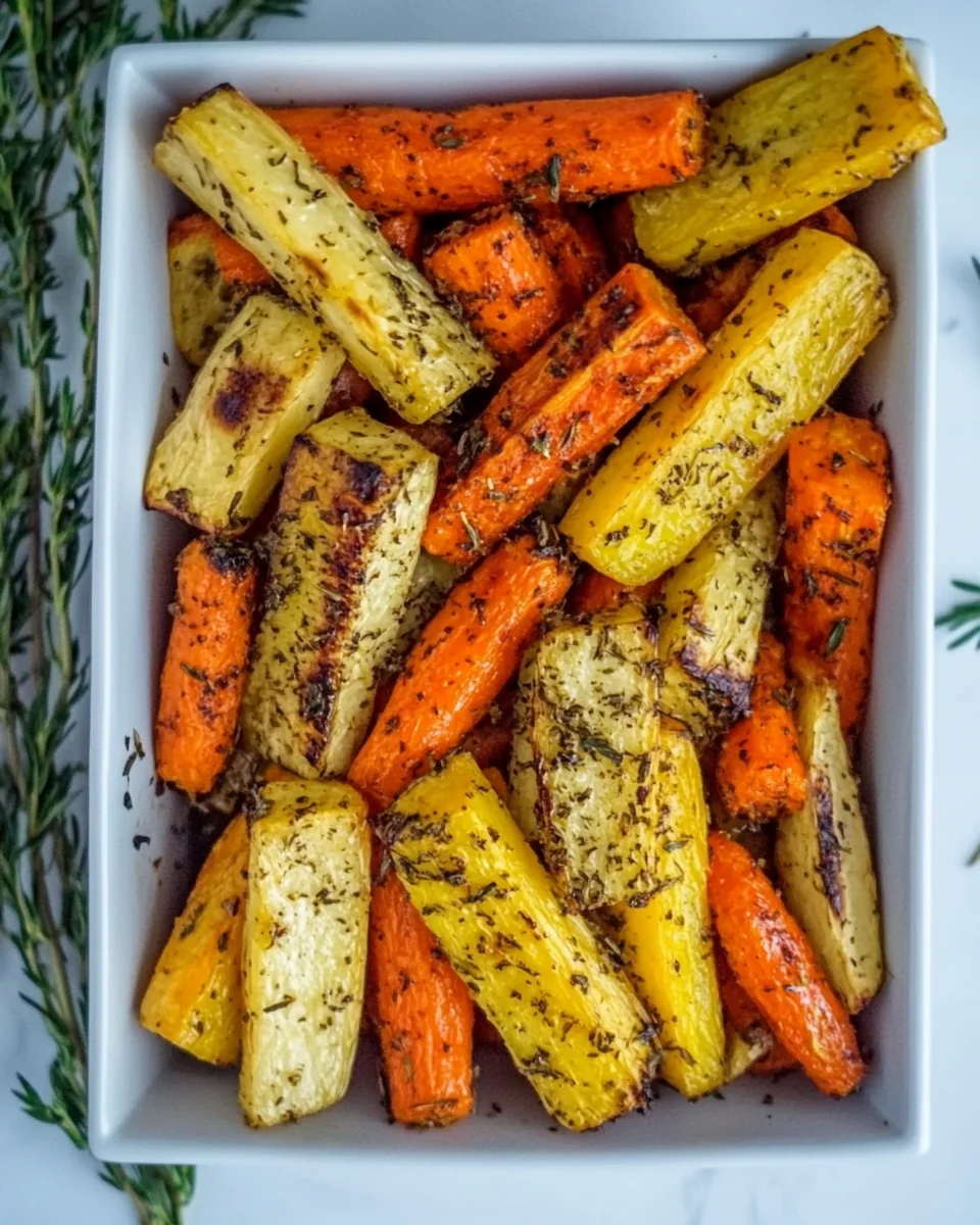 Savory Maple Roasted Carrots and Parsnips - additional image