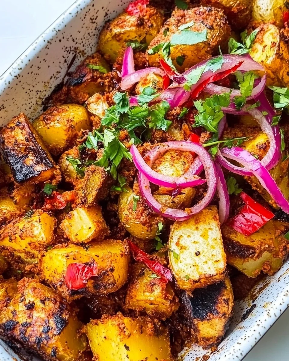 Perfectly Spiced Masala Roast Potatoes