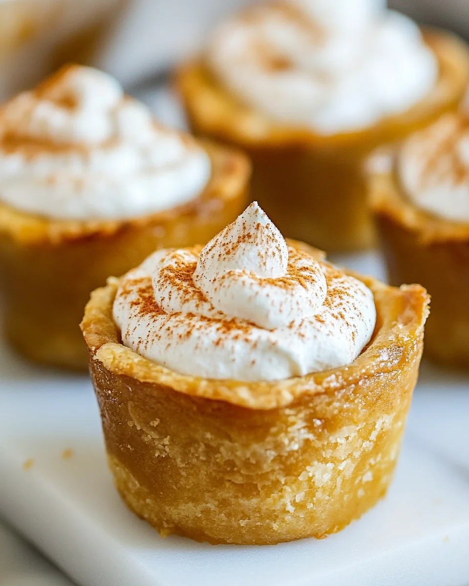 Mini Homemade Pumpkin Pies - additional image
