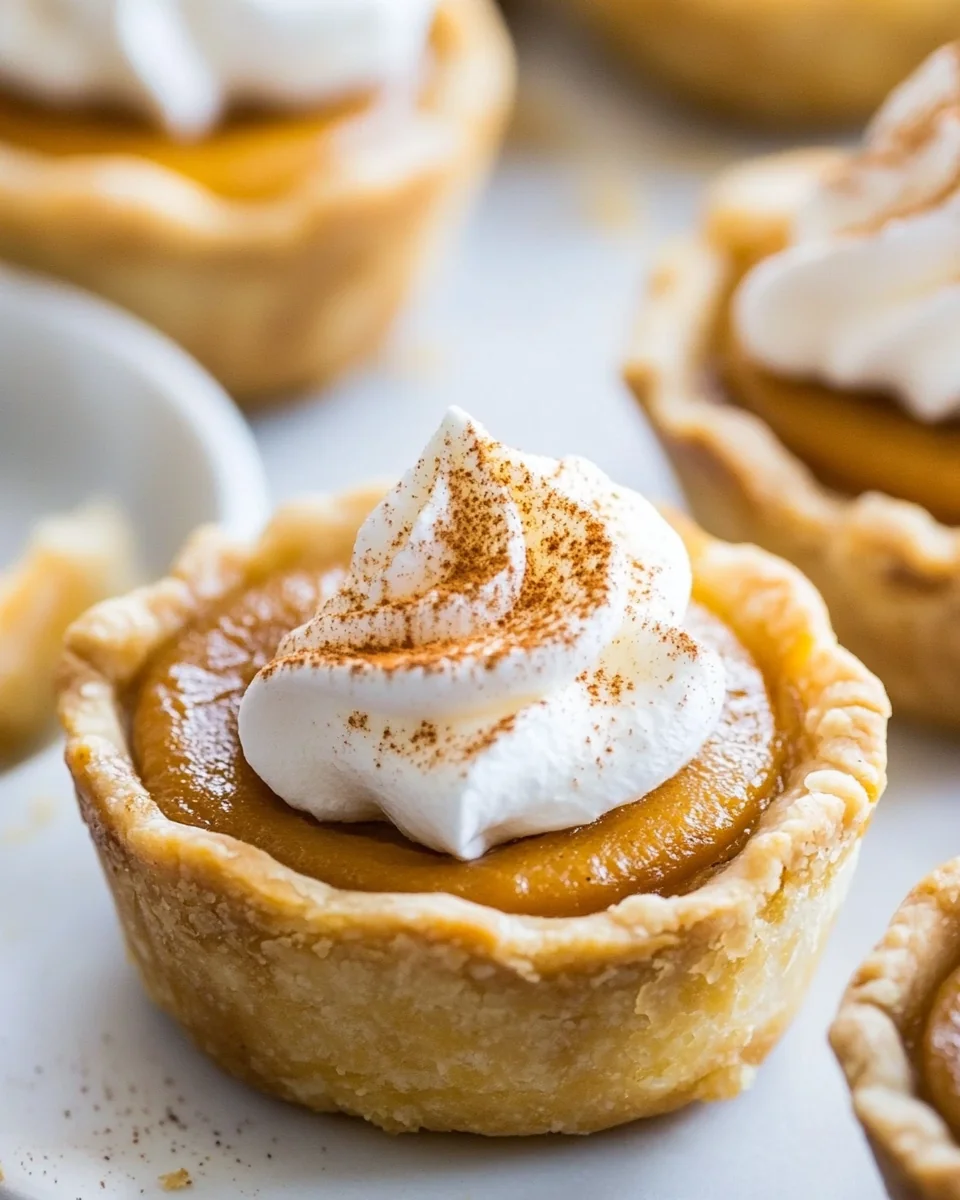 Mini Homemade Pumpkin Pies - additional image