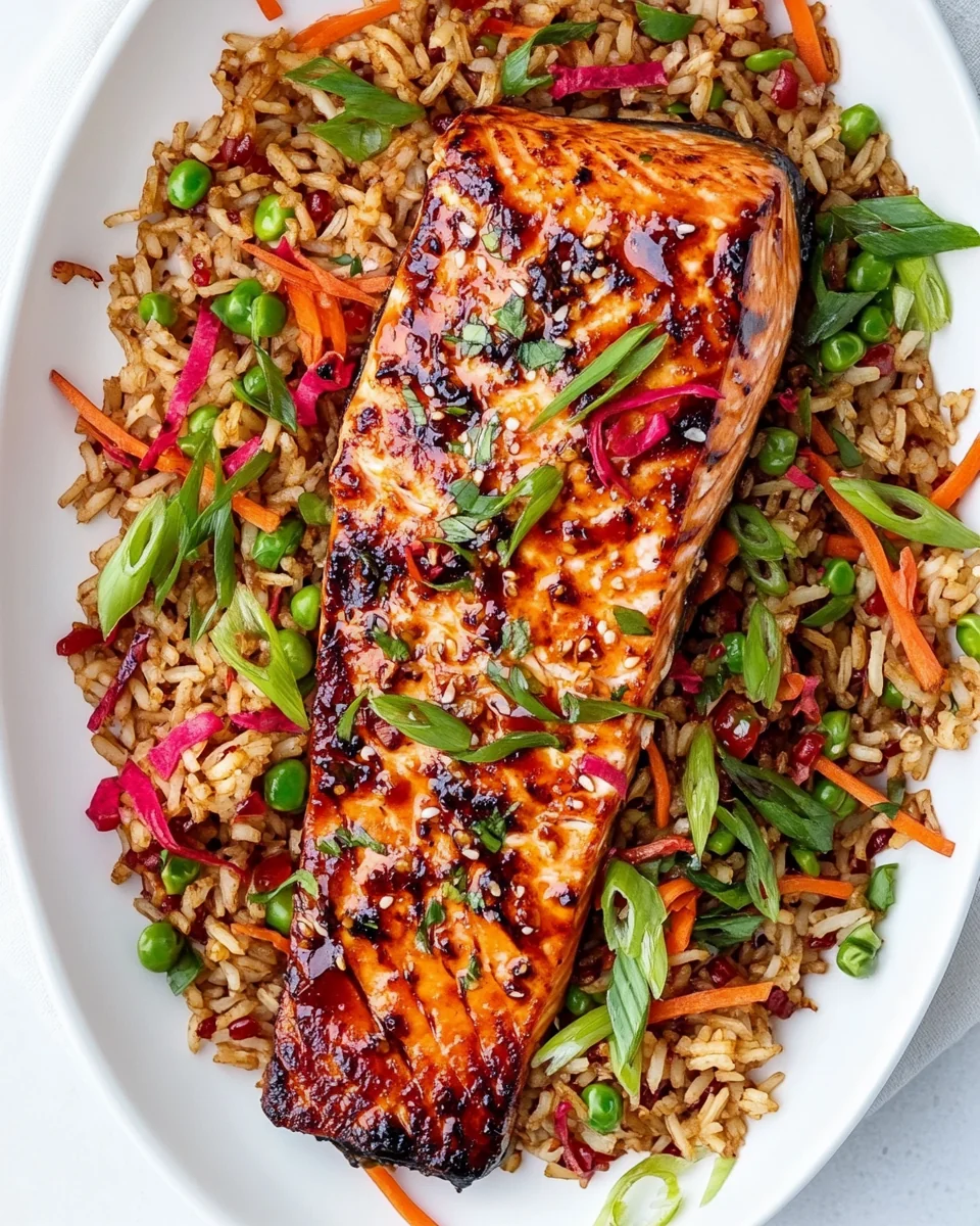 Miso Maple Salmon with Flavorful Firecracker Rice - additional image
