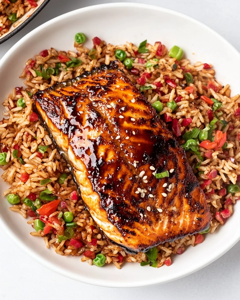 Miso Maple Salmon with Flavorful Firecracker Rice - additional image