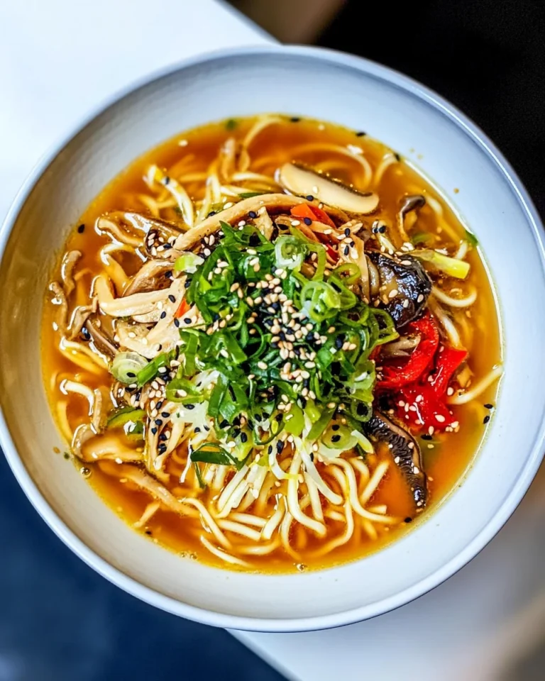 Simple Miso Mushroom Noodle Soup