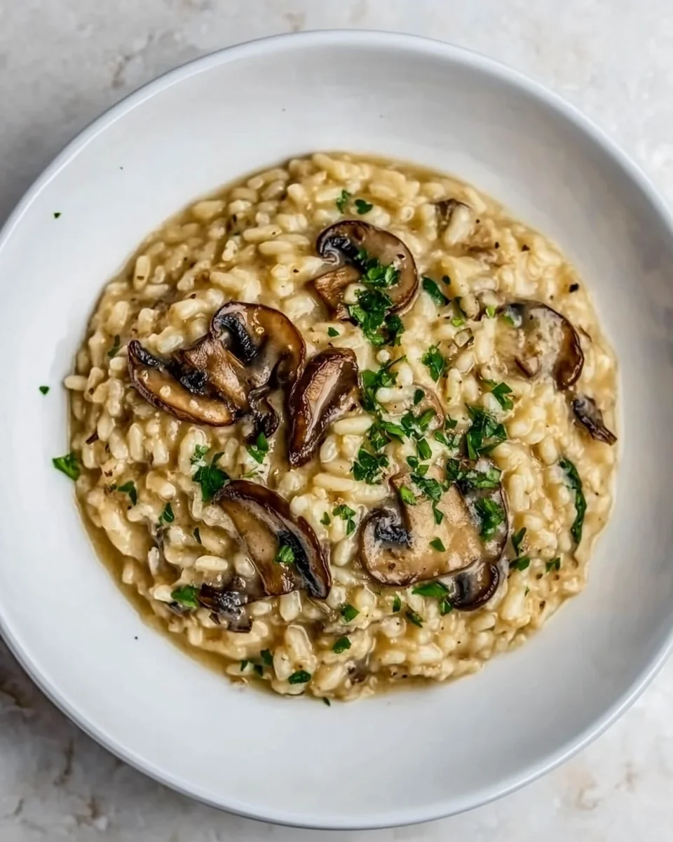 Creamy Mushroom Risotto Made From Scratch - additional image