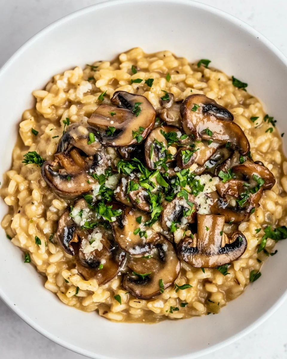 Creamy Mushroom Risotto Made From Scratch - additional image