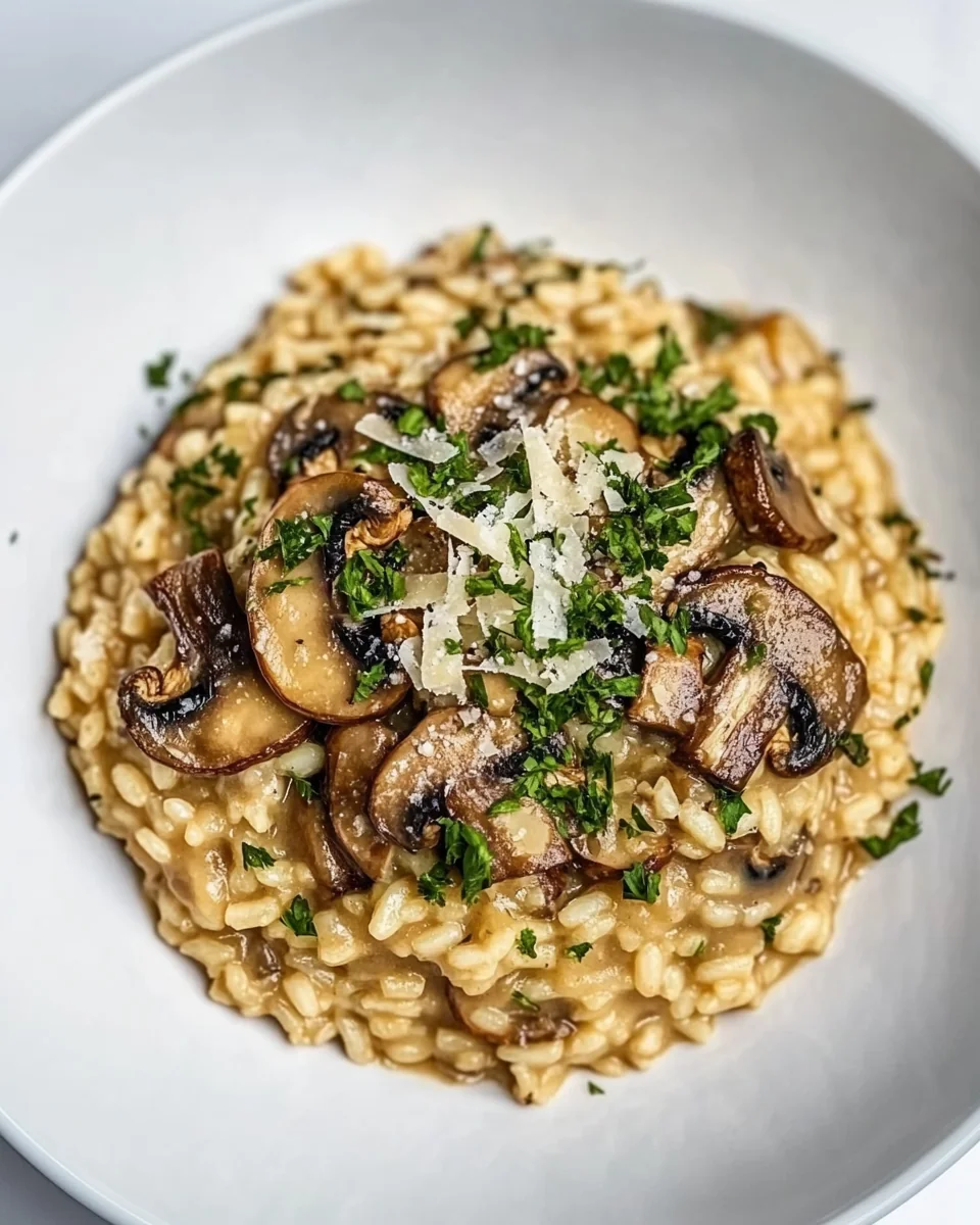 Creamy Mushroom Risotto Made From Scratch - additional image
