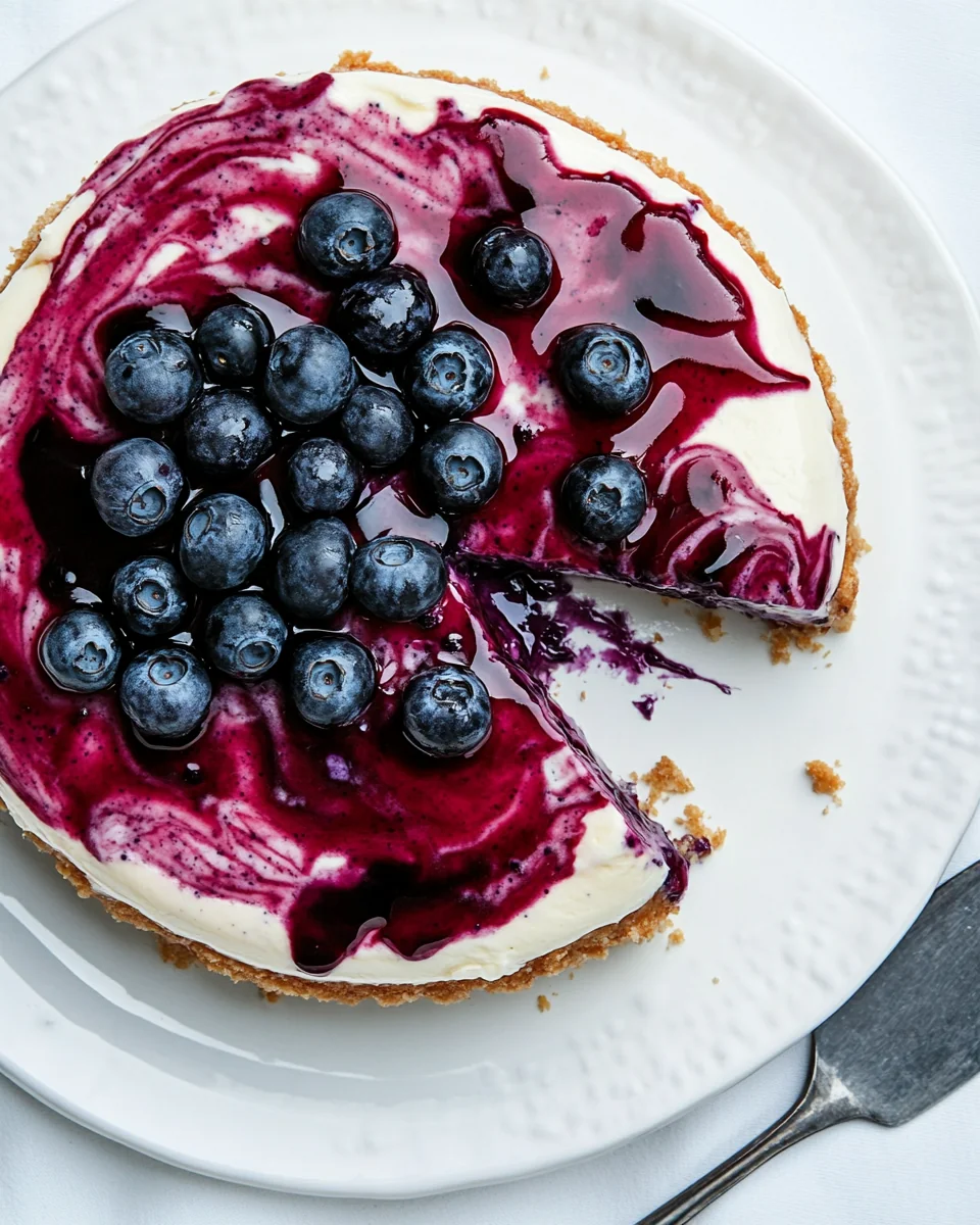 Simple No-Bake Blueberry Cheesecake Delight - additional image