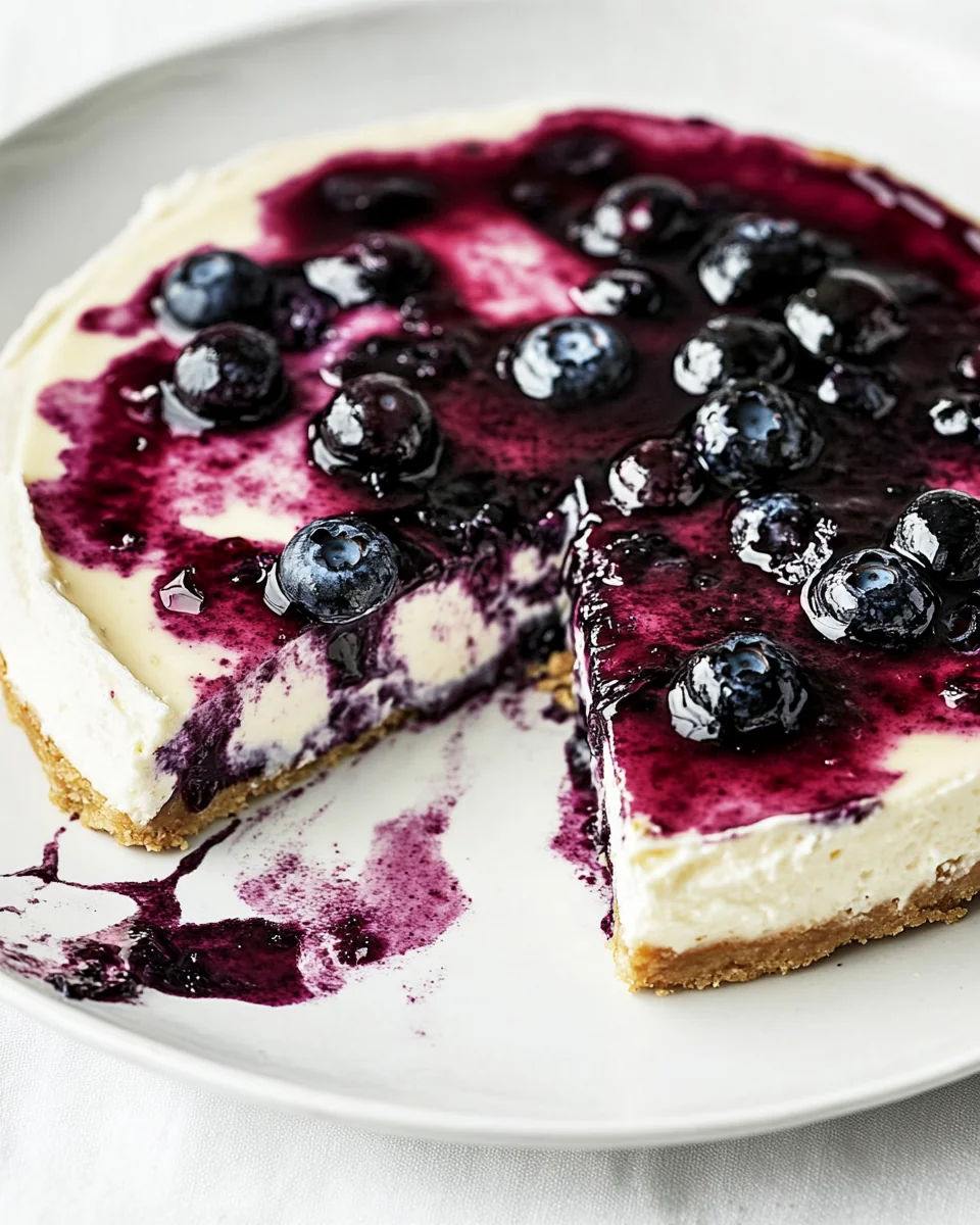 Simple No-Bake Blueberry Cheesecake Delight - additional image