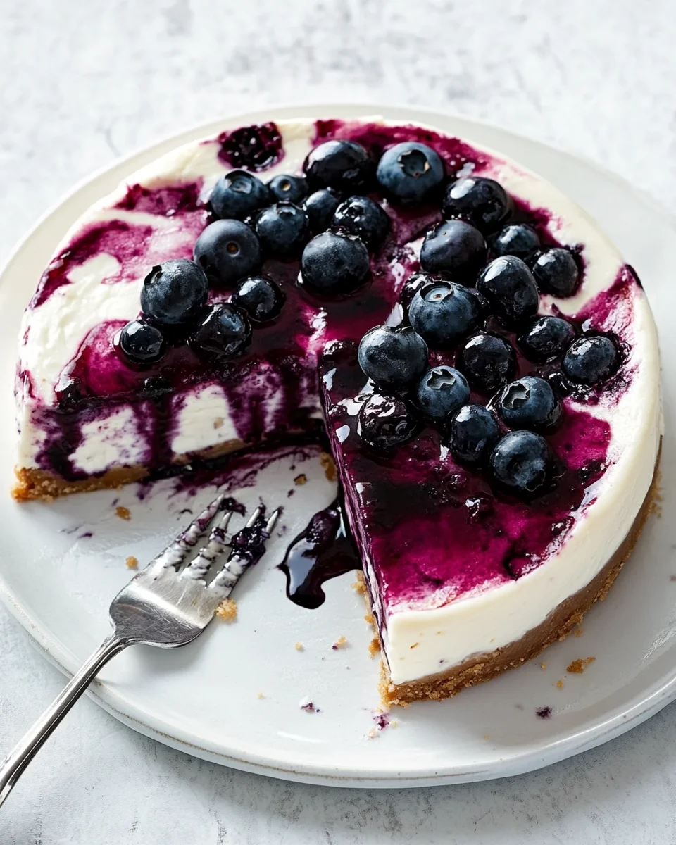 Simple No-Bake Blueberry Cheesecake Delight - additional image