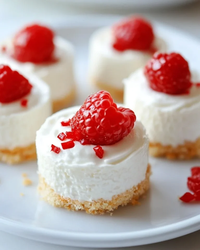 Delicious No-Bake Mini Cheesecakes Recipe
