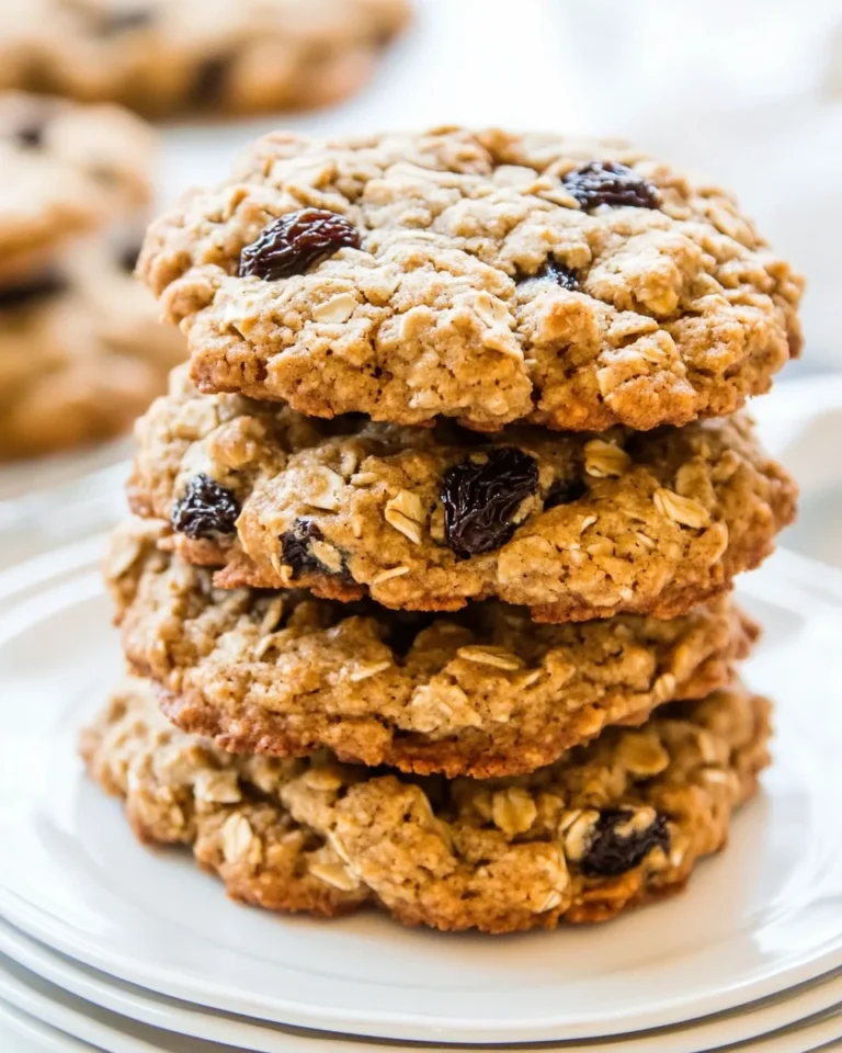 Perfect Homemade Oatmeal Raisin Cookies