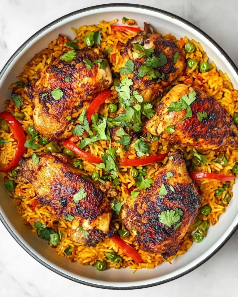 One-Pot Delicious Saffron Chicken Rice