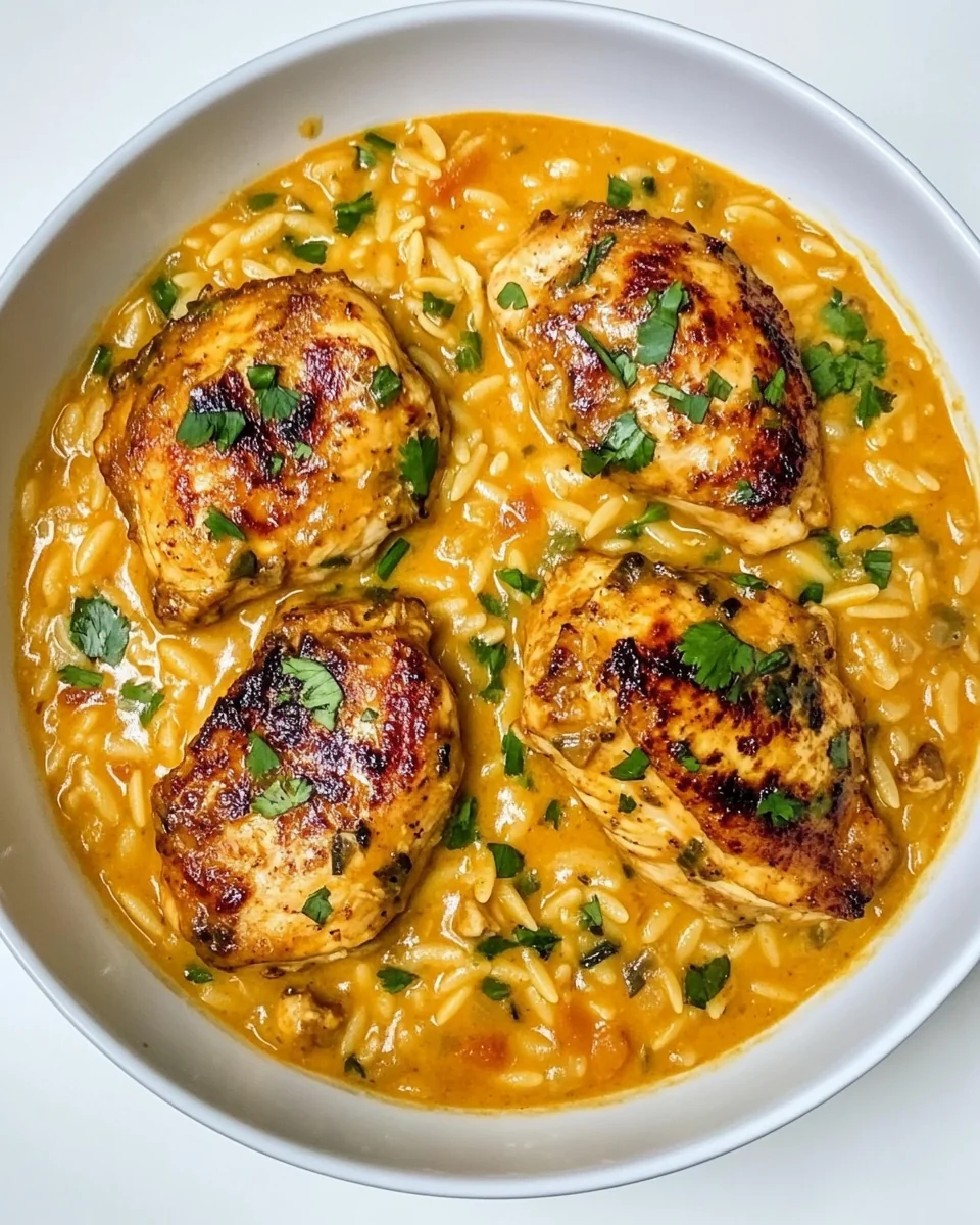 One-Pot Creamy Thai Curry Chicken Orzo - additional image