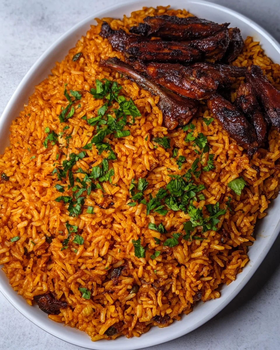 Oven-Baked Jollof Rice: A Flavorful One-Pot Comfort Dish - additional image