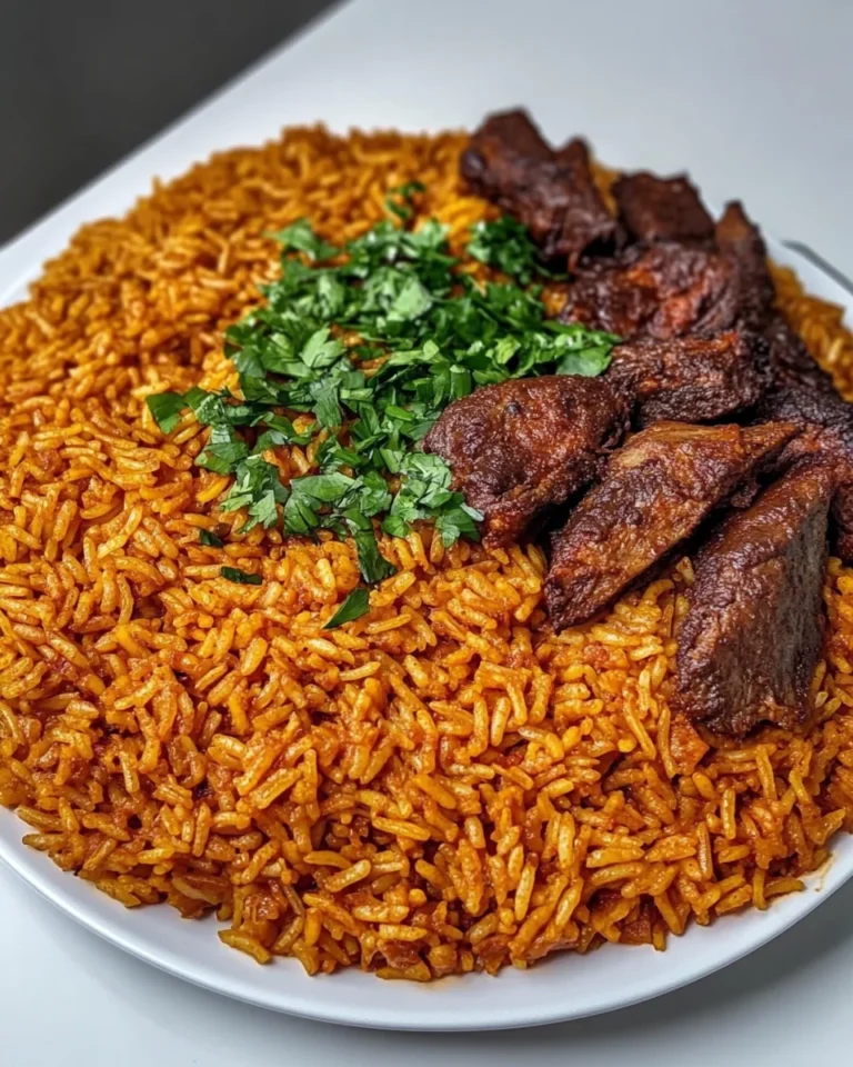 Oven-Baked Jollof Rice: A Flavorful One-Pot Comfort Dish