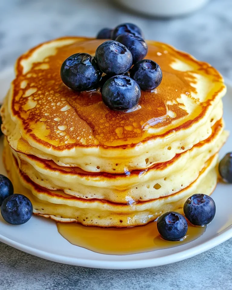 Homemade Overnight Sourdough Pancakes for a Cozy Morning