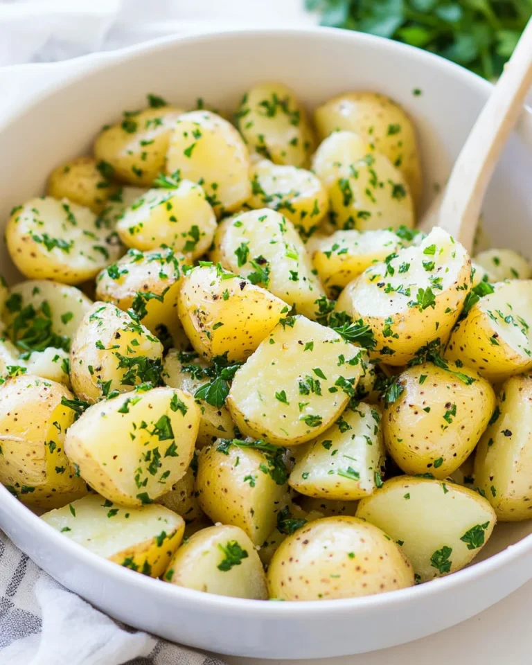 Simple Garlic-Infused Parsley Potatoes